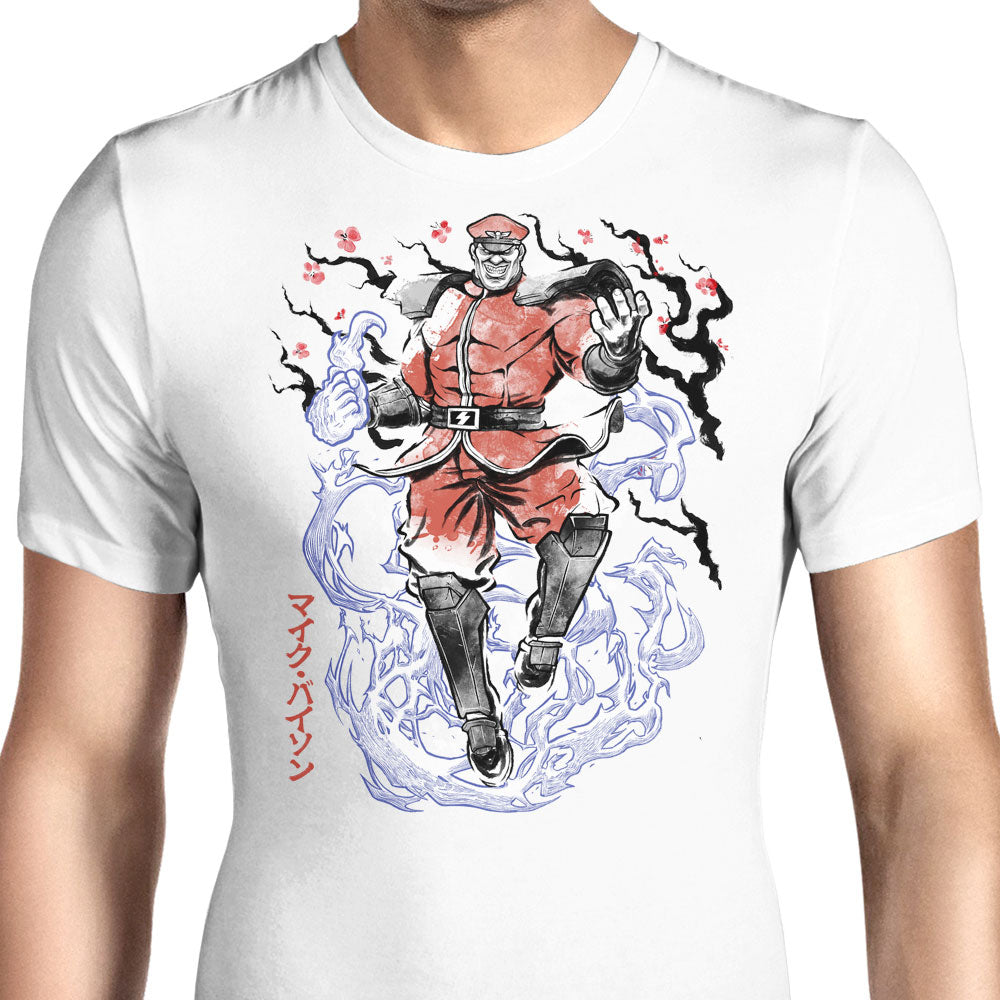 Crimson Dictator Sumi-e Men's Apparel - Adult & Kids T-Shirts, Sweatshirts & Hoodies apparel design preview 1