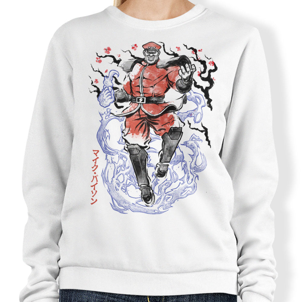 Crimson Dictator Sumi-e - Adult & Kids T-Shirts, Sweatshirts & Hoodies apparel design preview 1