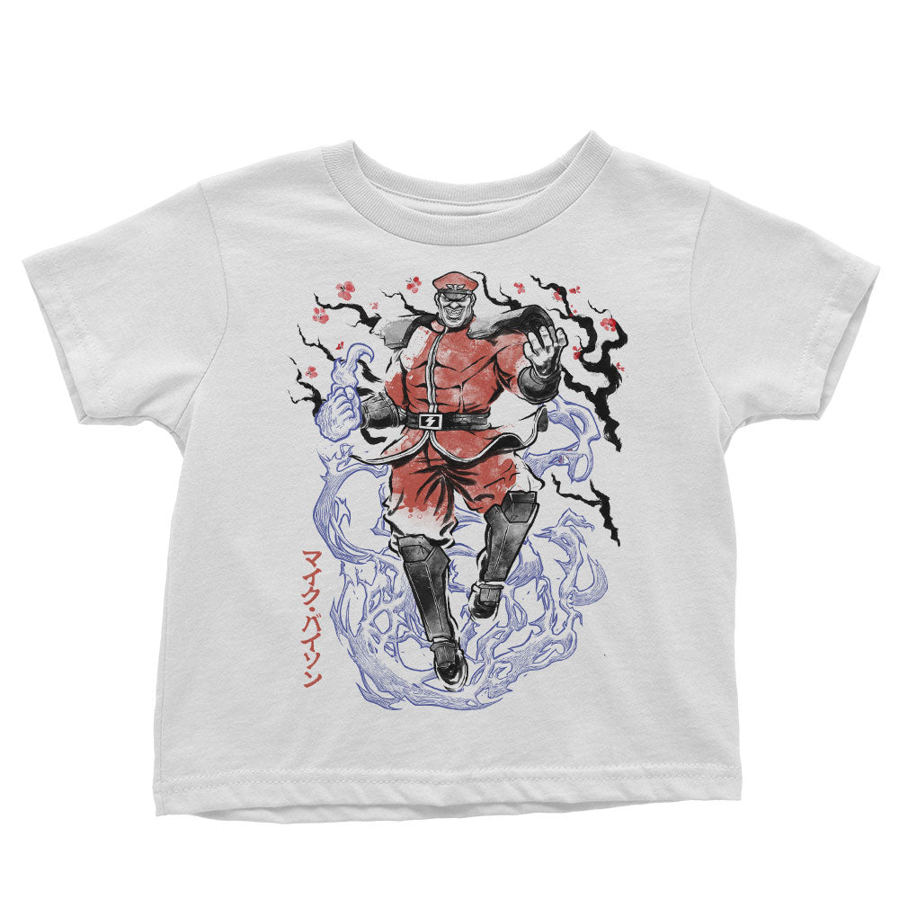 Crimson Dictator Sumi-e Youth Apparel - Adult & Kids T-Shirts, Sweatshirts & Hoodies apparel design preview 2