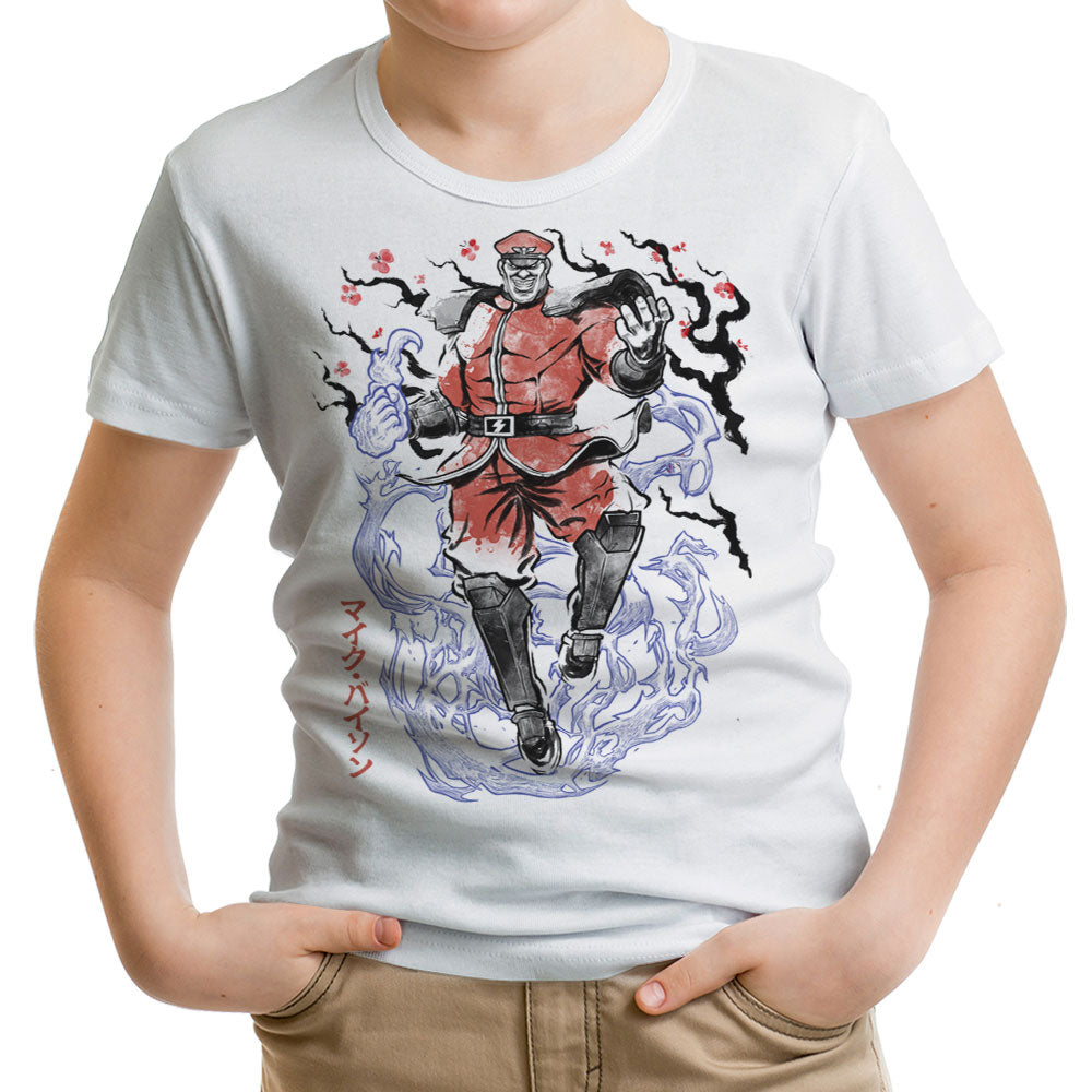 Crimson Dictator Sumi-e Youth Apparel - Adult & Kids T-Shirts, Sweatshirts & Hoodies apparel design preview 1