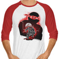 Crimson Sais 3/4 Sleeve Raglan - Adult & Kids T-Shirts, Sweatshirts & Hoodies apparel design preview 1