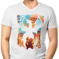 Crimson Sky Men's V-Neck - Adult & Kids T-Shirts, Sweatshirts & Hoodies apparel design preview 1