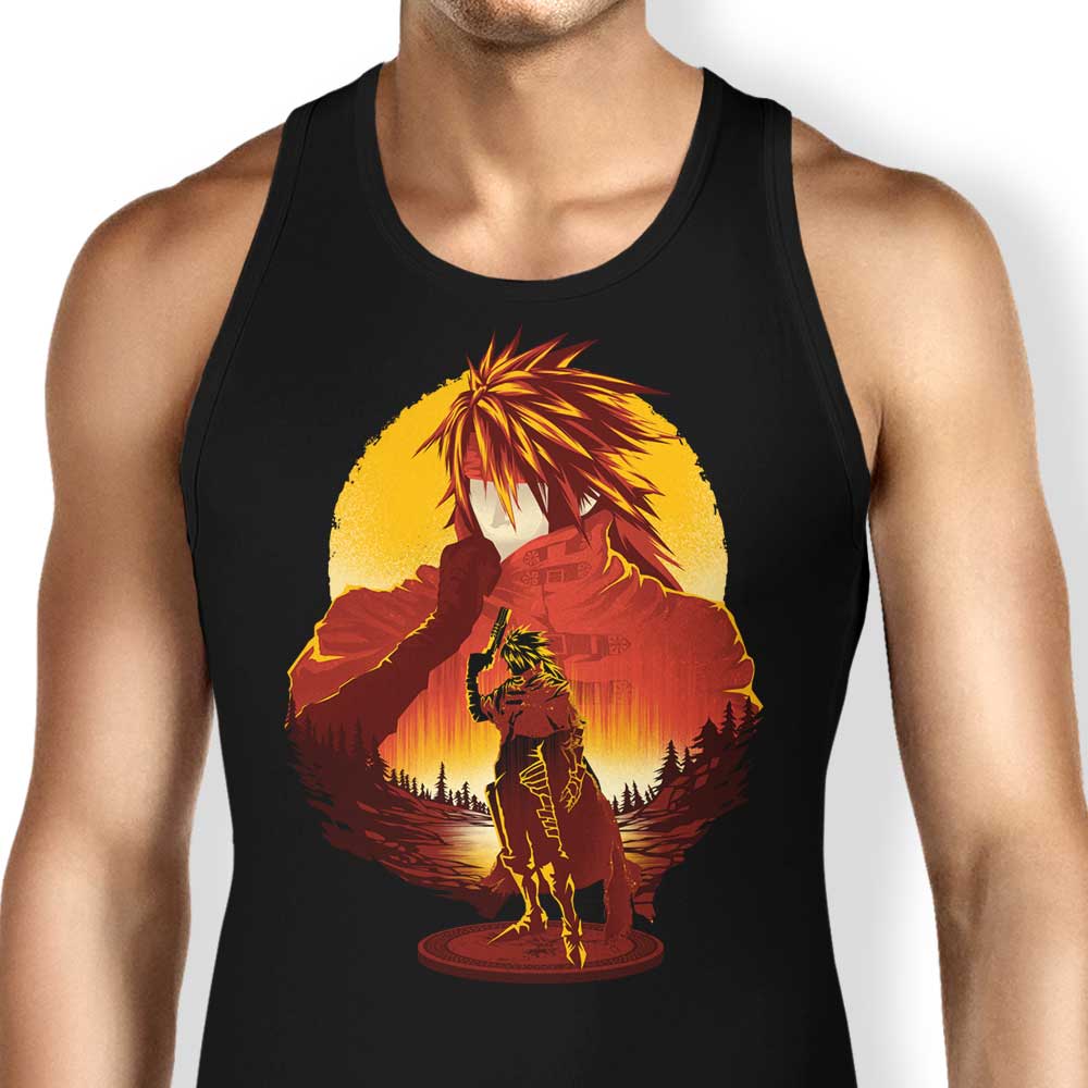 Crimson Sunset Tank Top - Adult & Kids T-Shirts, Sweatshirts & Hoodies apparel design preview 1