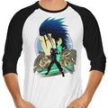 Crisis Silhouette 3/4 Sleeve Raglan - Adult & Kids T-Shirts, Sweatshirts & Hoodies apparel design preview 1