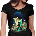 Crisis Silhouette Women's V-Neck - Adult & Kids T-Shirts, Sweatshirts & Hoodies apparel design preview 1