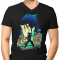 Crisis Silhouette Men's V-Neck - Adult & Kids T-Shirts, Sweatshirts & Hoodies apparel design preview 1