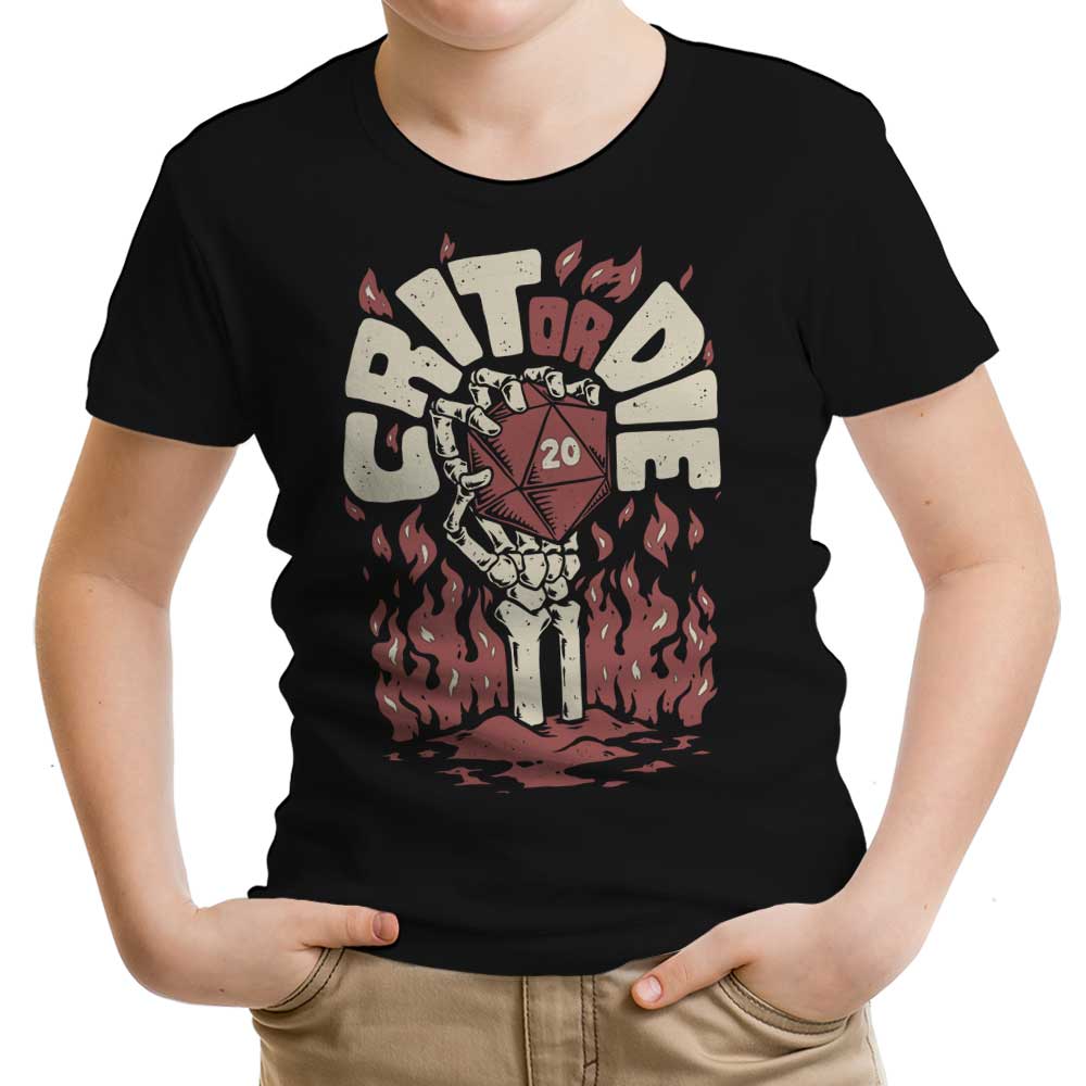 Crit or Die Youth Apparel - Adult & Kids T-Shirts, Sweatshirts & Hoodies apparel design preview 1