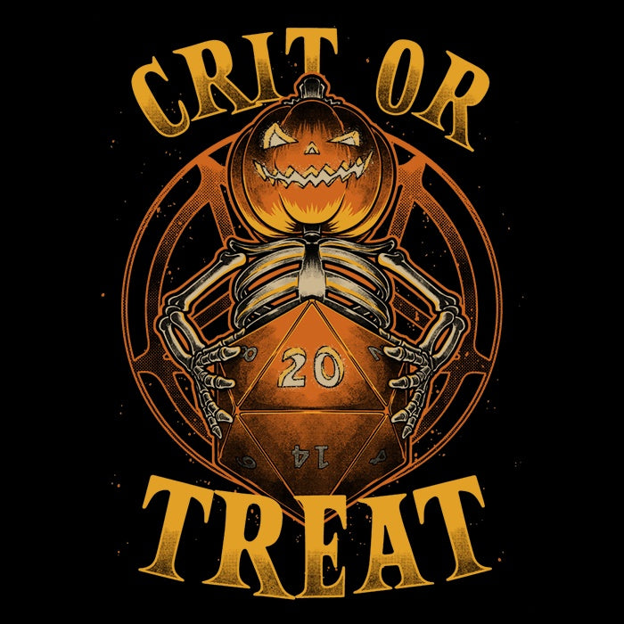 Crit or Treat Men's Apparel - Adult & Kids T-Shirts, Sweatshirts & Hoodies apparel design preview 2