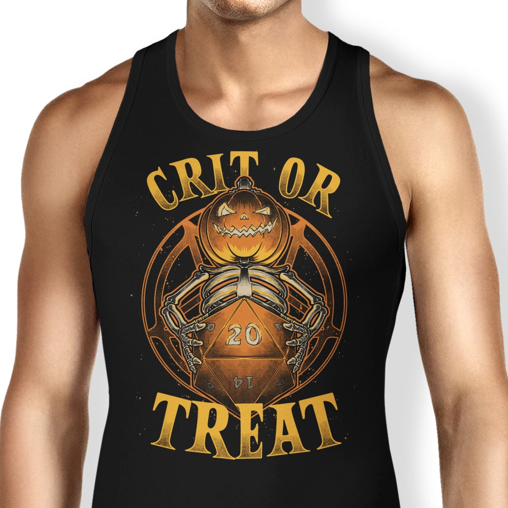 Crit or Treat Tank Top - Adult & Kids T-Shirts, Sweatshirts & Hoodies apparel design preview 1