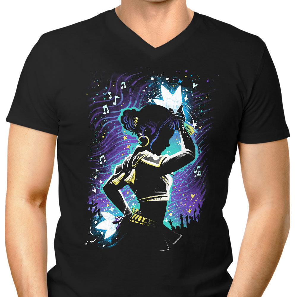 Crowned Idol Men's V-Neck - Adult & Kids T-Shirts, Sweatshirts & Hoodies apparel design preview 1