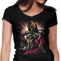 Crowned in Light Women's V-Neck - Adult & Kids T-Shirts, Sweatshirts & Hoodies apparel design preview 1