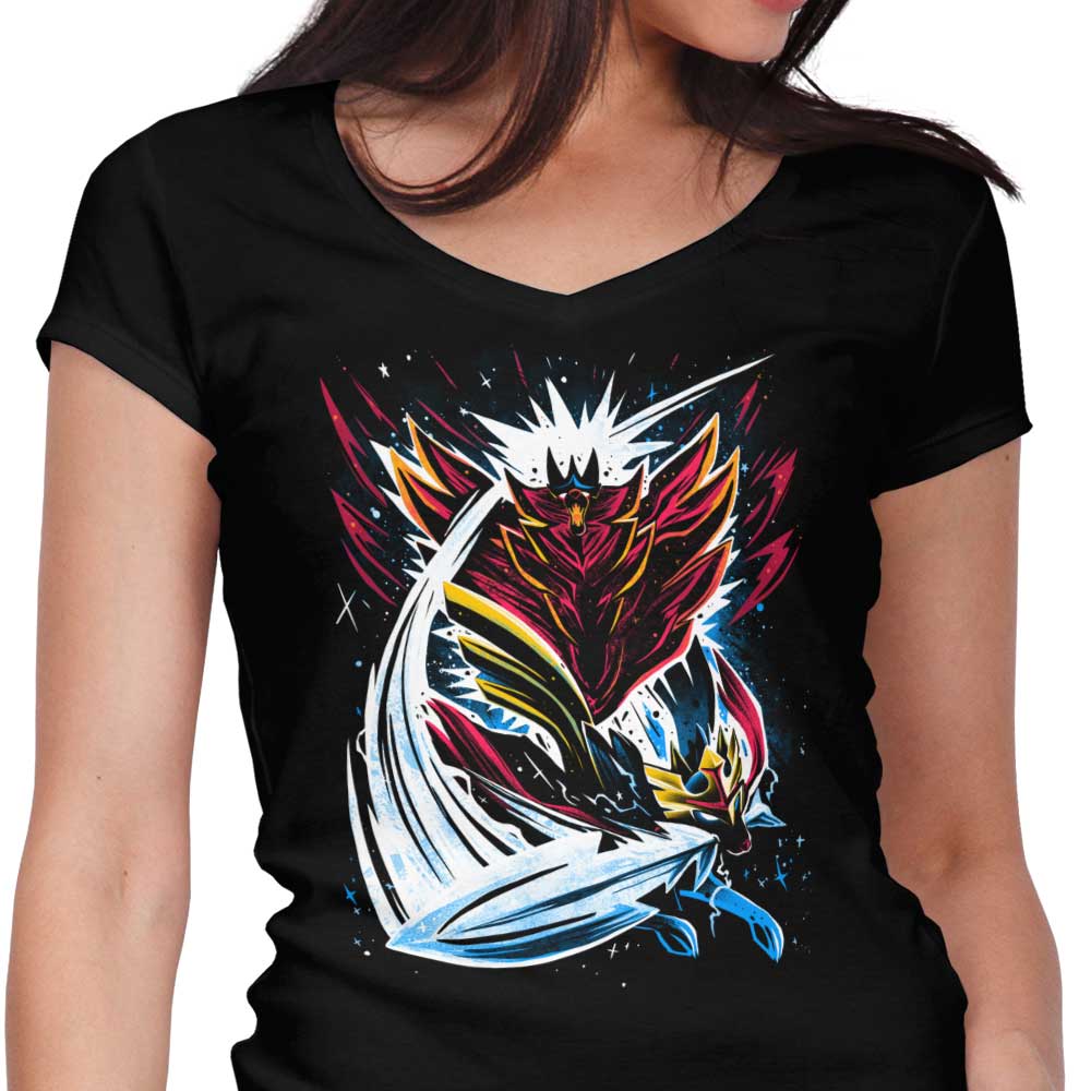 Crowned Legends Women's V-Neck - Adult & Kids T-Shirts, Sweatshirts & Hoodies apparel design preview 1