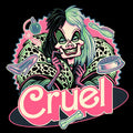 Cruel Lady Coasters - Adult & Kids T-Shirts, Sweatshirts & Hoodies apparel design preview 1