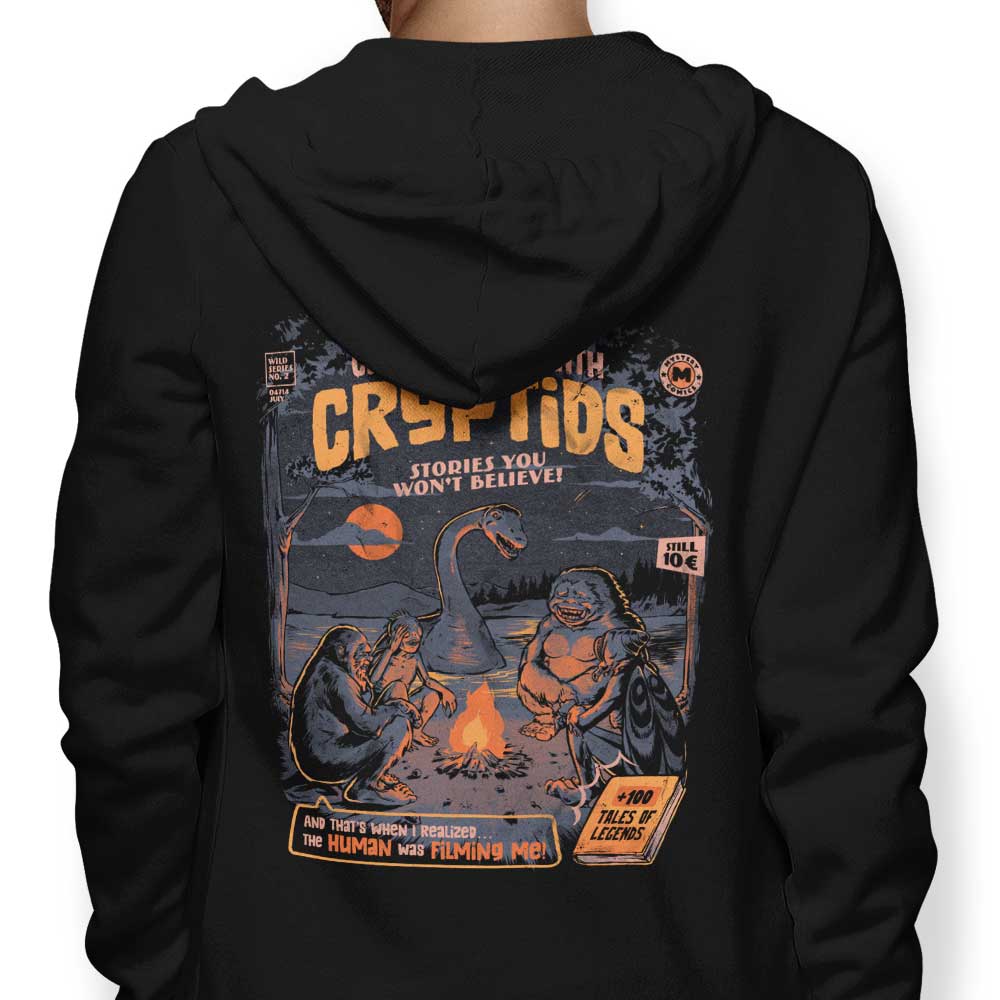 Cryptids Camp - Adult & Kids T-Shirts, Sweatshirts & Hoodies apparel design preview 1
