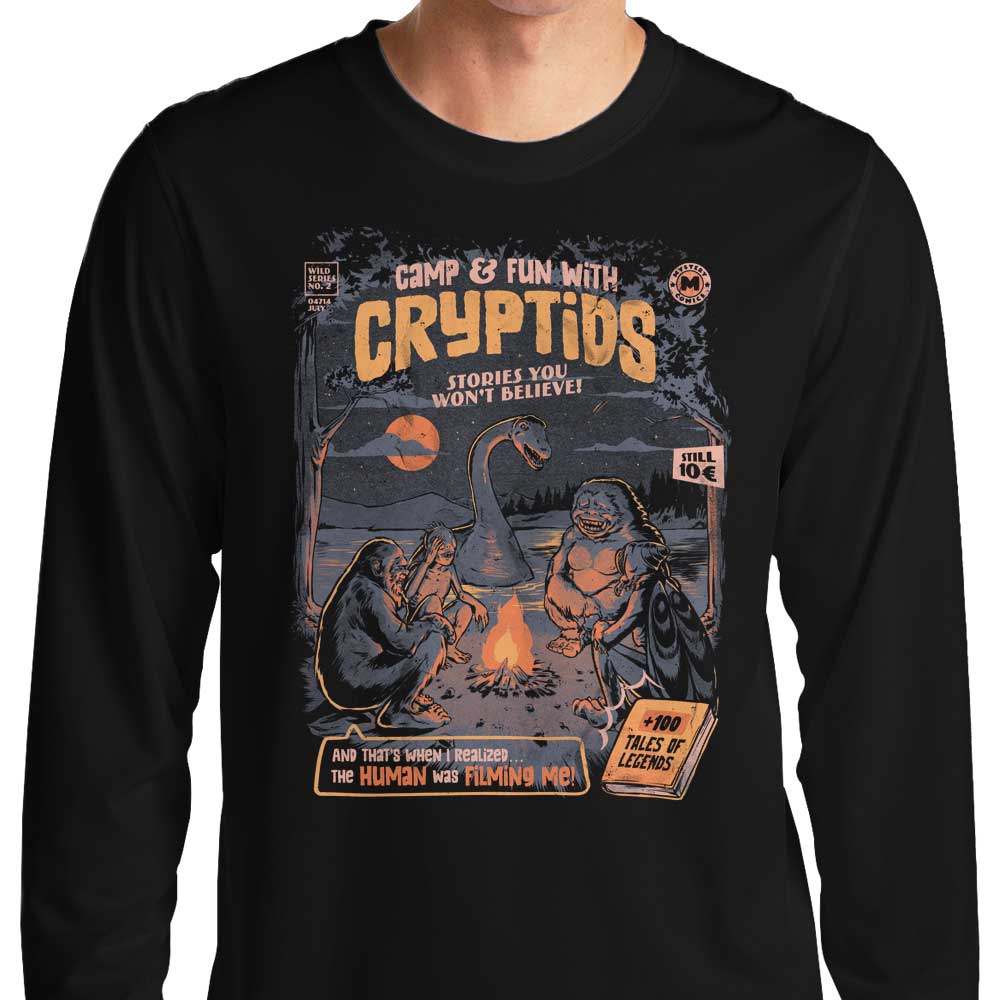 Cryptids Camp - Adult & Kids T-Shirts, Sweatshirts & Hoodies apparel design preview 1