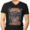 Cryptids Camp Men's V-Neck - Adult & Kids T-Shirts, Sweatshirts & Hoodies apparel design preview 1