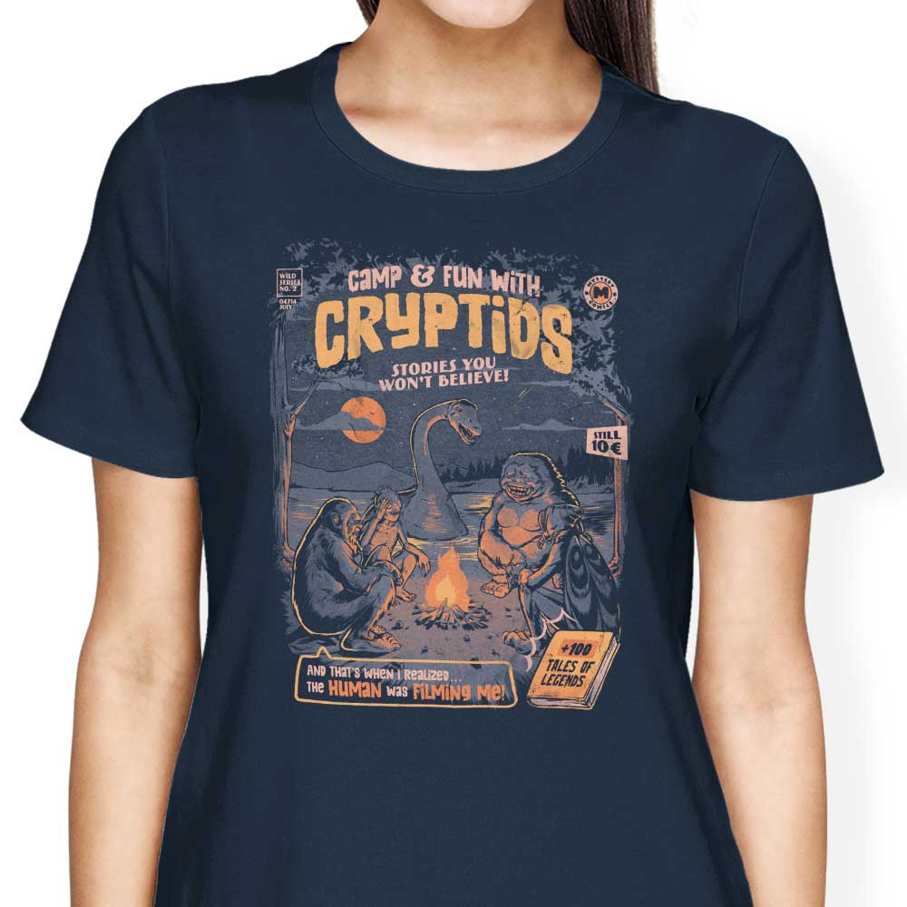 Cryptids Camp Women's Apparel - Adult & Kids T-Shirts, Sweatshirts & Hoodies apparel design preview 2