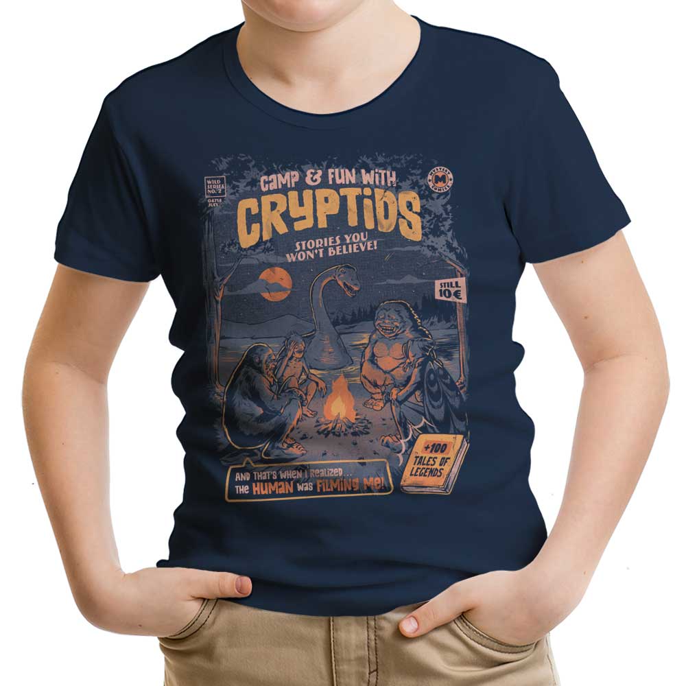 Cryptids Camp Youth Apparel - Adult & Kids T-Shirts, Sweatshirts & Hoodies apparel design preview 2