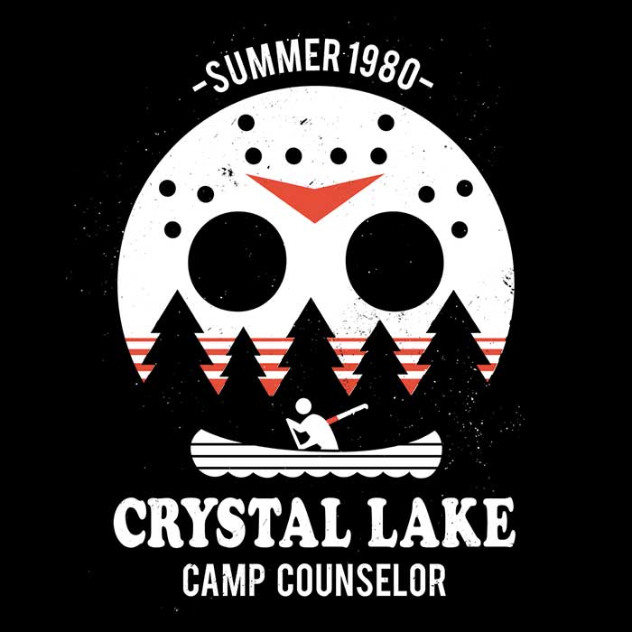 Crystal Lake Camp Counselor - Adult & Kids T-Shirts, Sweatshirts & Hoodies apparel design preview 2