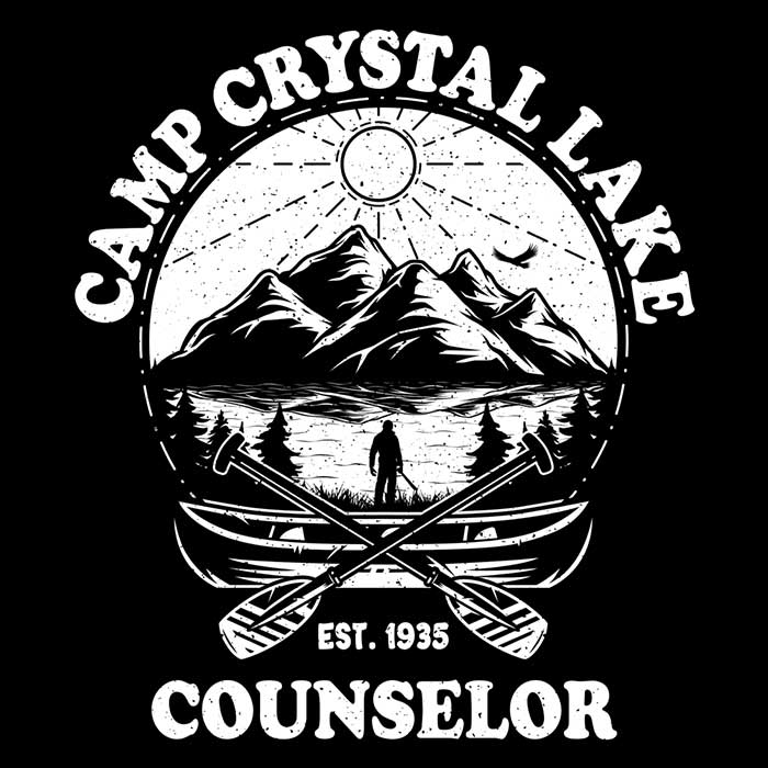 Crystal Lake Counselor Tank Top - Adult & Kids T-Shirts, Sweatshirts & Hoodies apparel design preview 2