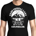 Crystal Lake Counselor Men's Apparel - Adult & Kids T-Shirts, Sweatshirts & Hoodies apparel design preview 1