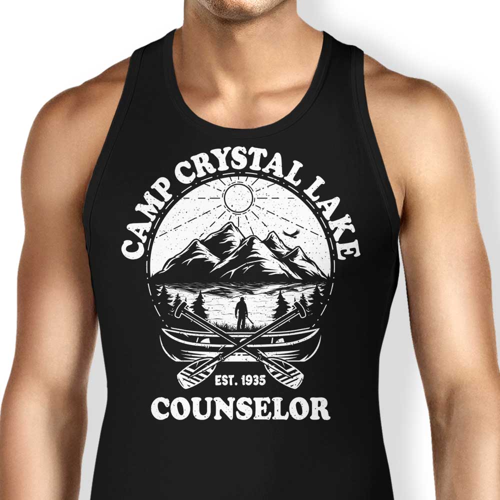 Crystal Lake Counselor Tank Top - Adult & Kids T-Shirts, Sweatshirts & Hoodies apparel design preview 1