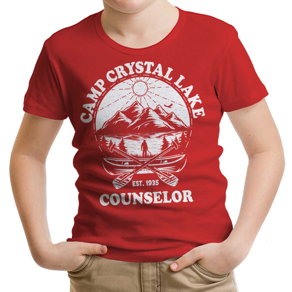 Crystal Lake Counselor Youth Apparel - Adult & Kids T-Shirts, Sweatshirts & Hoodies apparel design preview 2