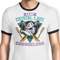 Crystal Lake Ducks Ringer - Adult & Kids T-Shirts, Sweatshirts & Hoodies apparel design preview 1
