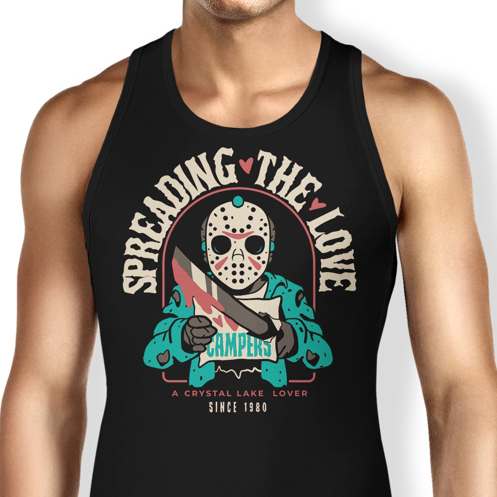 Crystal Lake Lover Tank Top - Adult & Kids T-Shirts, Sweatshirts & Hoodies apparel design preview 1