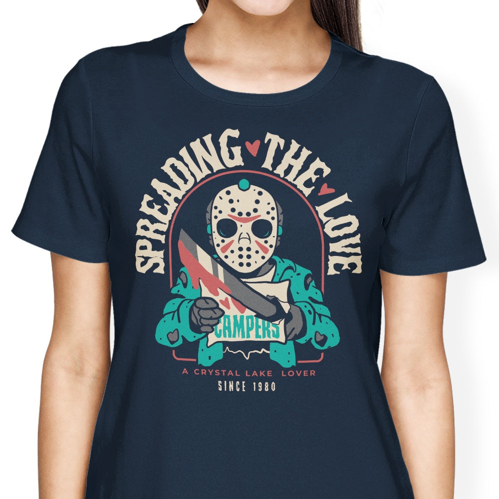 Crystal Lake Lover Women's Apparel - Adult & Kids T-Shirts, Sweatshirts & Hoodies apparel design preview 2