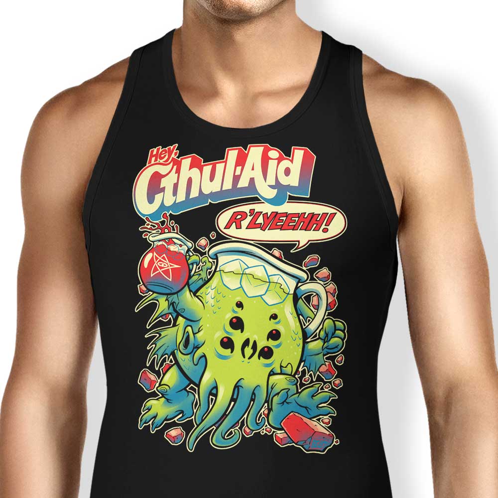 Cthul-Aid Tank Top - Adult & Kids T-Shirts, Sweatshirts & Hoodies apparel design preview 1