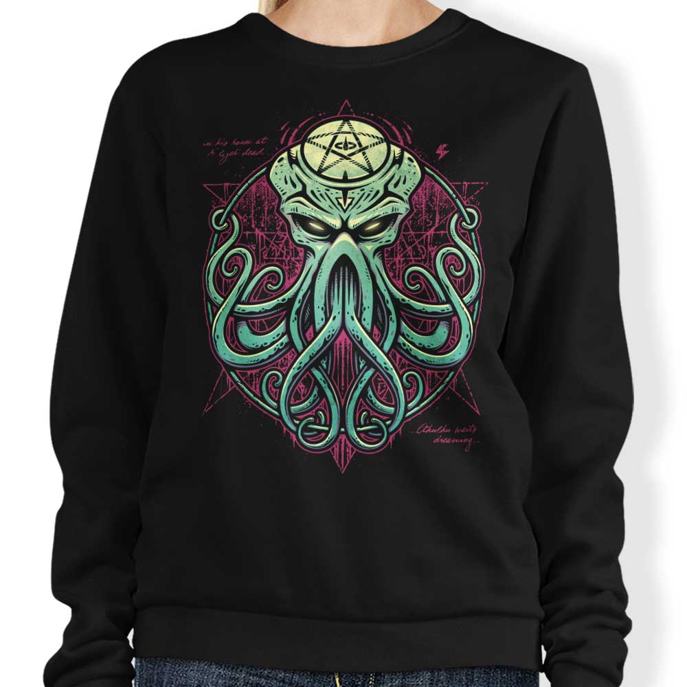 Cthulhu Awakens - Adult & Kids T-Shirts, Sweatshirts & Hoodies apparel design preview 1