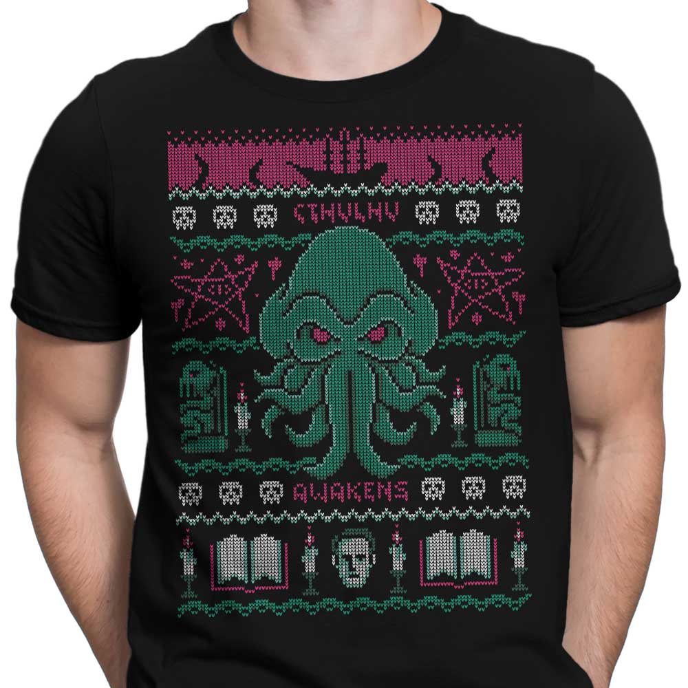 Cthulhu Awakens Sweater Men's Apparel - Adult & Kids T-Shirts, Sweatshirts & Hoodies apparel design preview 2