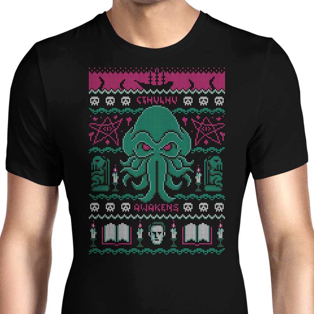 Cthulhu Awakens Sweater Men's Apparel - Adult & Kids T-Shirts, Sweatshirts & Hoodies apparel design preview 1
