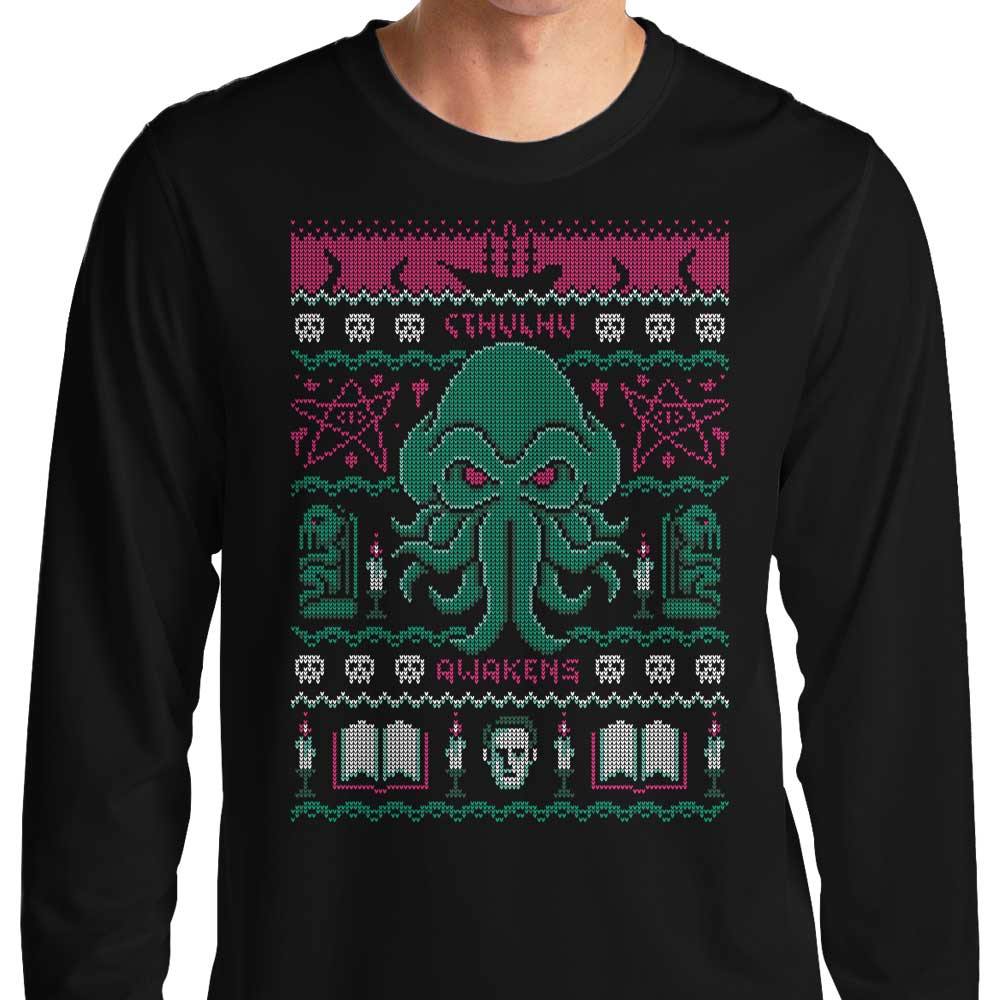 Cthulhu Awakens Sweater - Adult & Kids T-Shirts, Sweatshirts & Hoodies apparel design preview 1