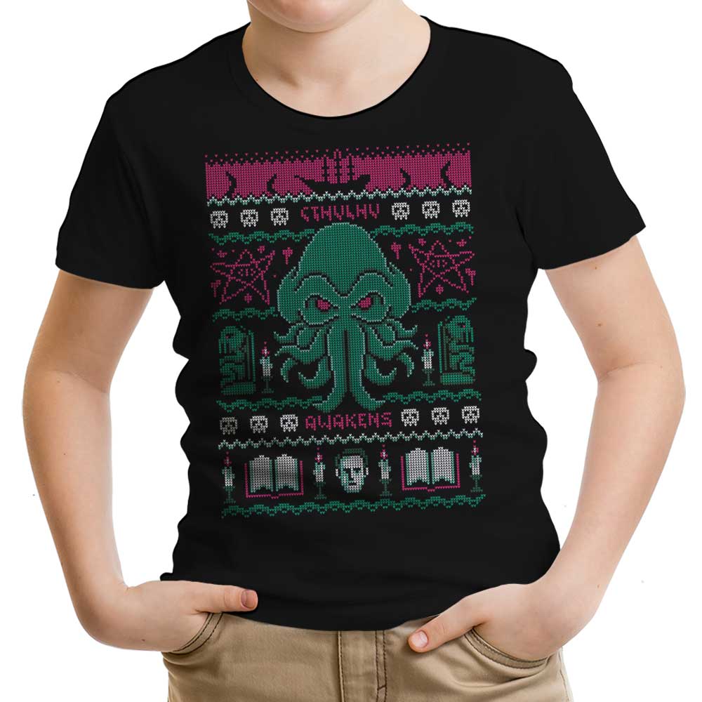 Cthulhu Awakens Sweater Youth Apparel - Adult & Kids T-Shirts, Sweatshirts & Hoodies apparel design preview 1