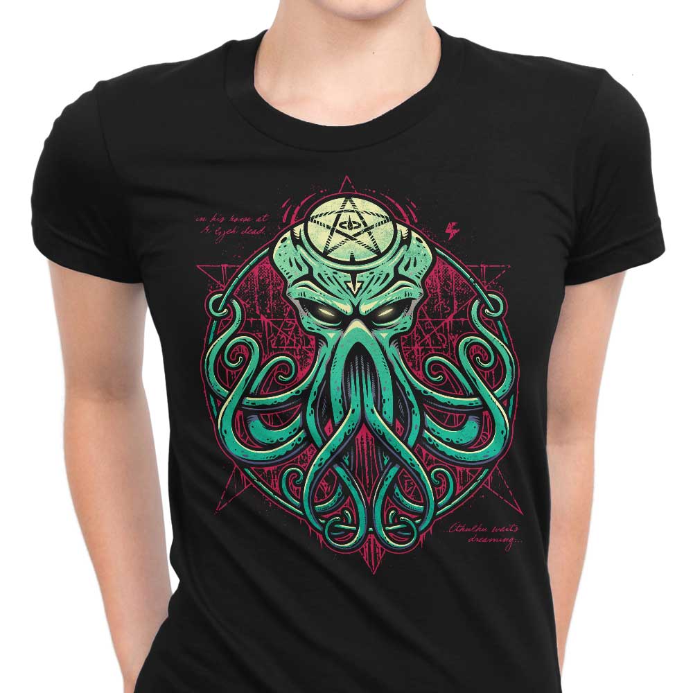 Cthulhu Awakens Women's Apparel - Adult & Kids T-Shirts, Sweatshirts & Hoodies apparel design preview 1