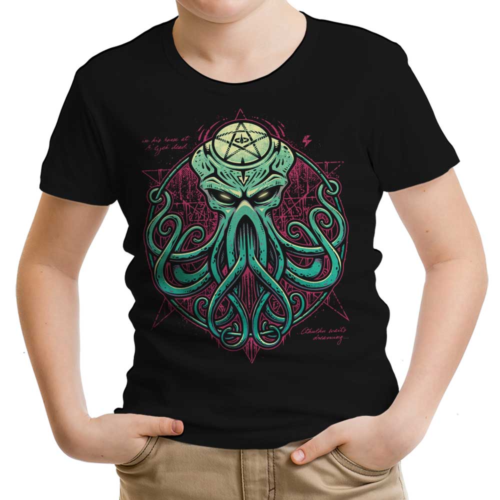 Cthulhu Awakens Youth Apparel - Adult & Kids T-Shirts, Sweatshirts & Hoodies apparel design preview 1