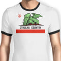 Cthulhu Country Ringer - Adult & Kids T-Shirts, Sweatshirts & Hoodies apparel design preview 1