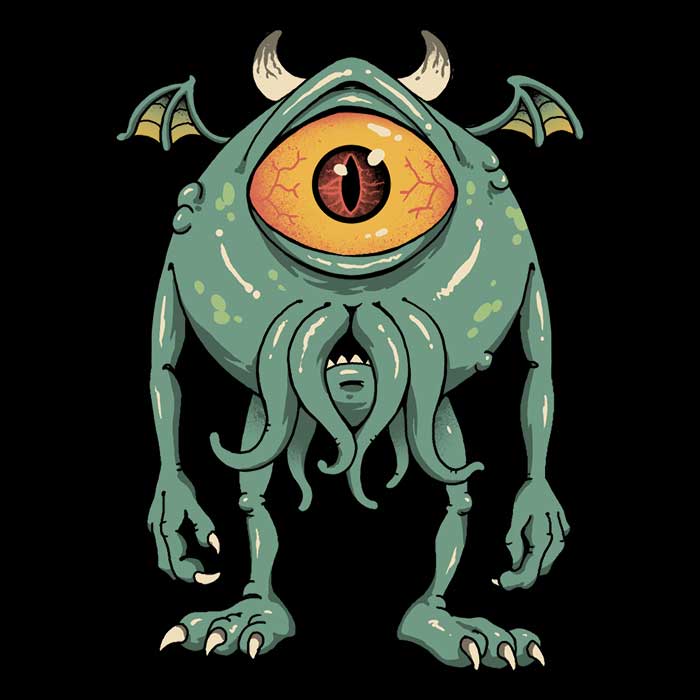 Cthulhu Inc Coasters - Adult & Kids T-Shirts, Sweatshirts & Hoodies apparel design preview 1
