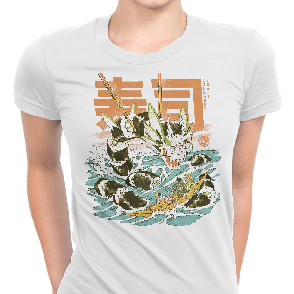Cucumber Sushi Dragon Women's Apparel - Adult & Kids T-Shirts, Sweatshirts & Hoodies apparel design preview 2
