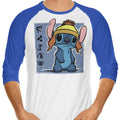 Cunning and Blue 3/4 Sleeve Raglan - Adult & Kids T-Shirts, Sweatshirts & Hoodies apparel design preview 1