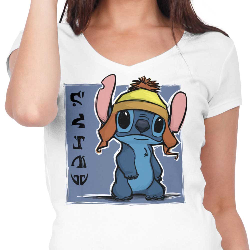 Cunning and Blue Women's V-Neck - Adult & Kids T-Shirts, Sweatshirts & Hoodies apparel design preview 2