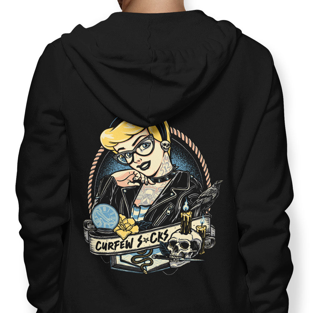 Curfew Sucks - Adult & Kids T-Shirts, Sweatshirts & Hoodies apparel design preview 1