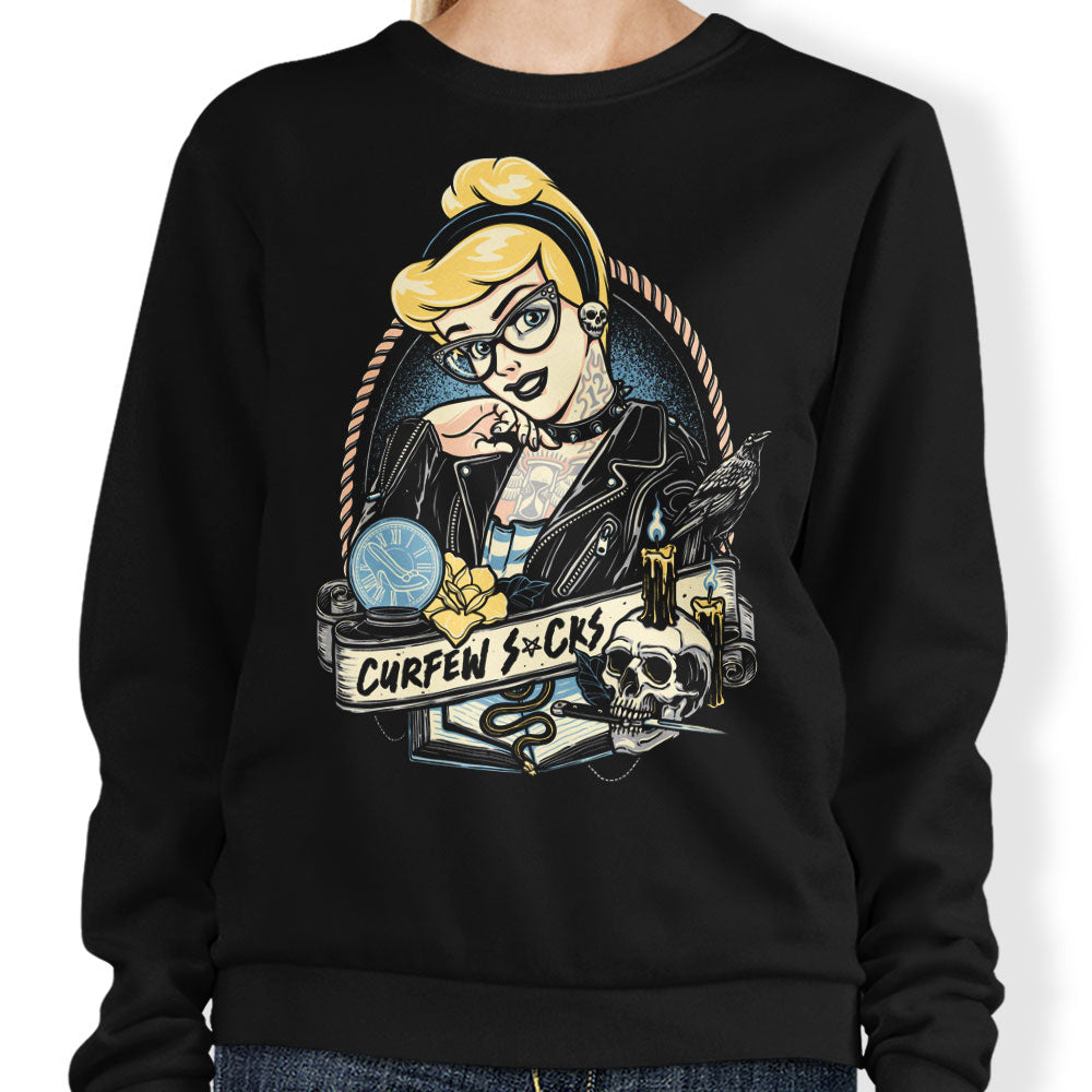Curfew Sucks - Adult & Kids T-Shirts, Sweatshirts & Hoodies apparel design preview 1