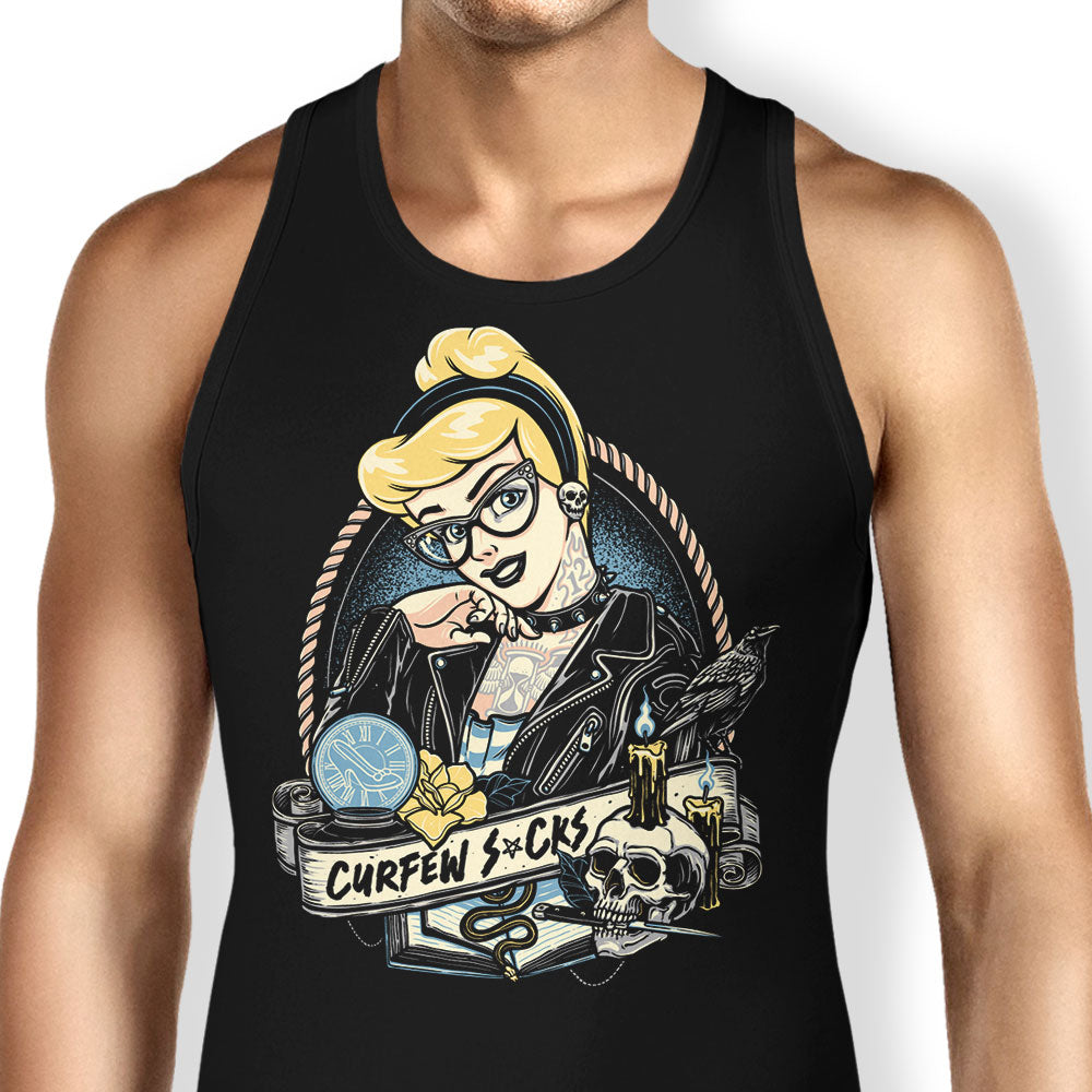 Curfew Sucks Tank Top - Adult & Kids T-Shirts, Sweatshirts & Hoodies apparel design preview 1