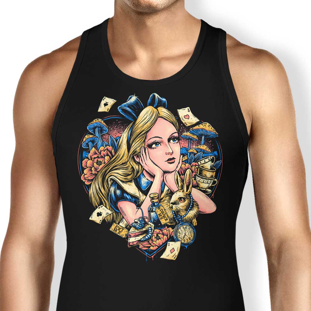 Curious Heart Tank Top - Adult & Kids T-Shirts, Sweatshirts & Hoodies apparel design preview 1
