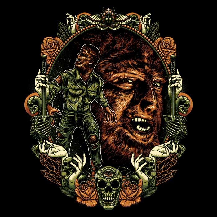 Curse of the Moon - Adult & Kids T-Shirts, Sweatshirts & Hoodies apparel design preview 2