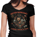 Cursed Travel and Tours Women's V-Neck - Adult & Kids T-Shirts, Sweatshirts & Hoodies apparel design preview 1