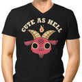 Cute as Hell Men's V-Neck - Adult & Kids T-Shirts, Sweatshirts & Hoodies apparel design preview 1